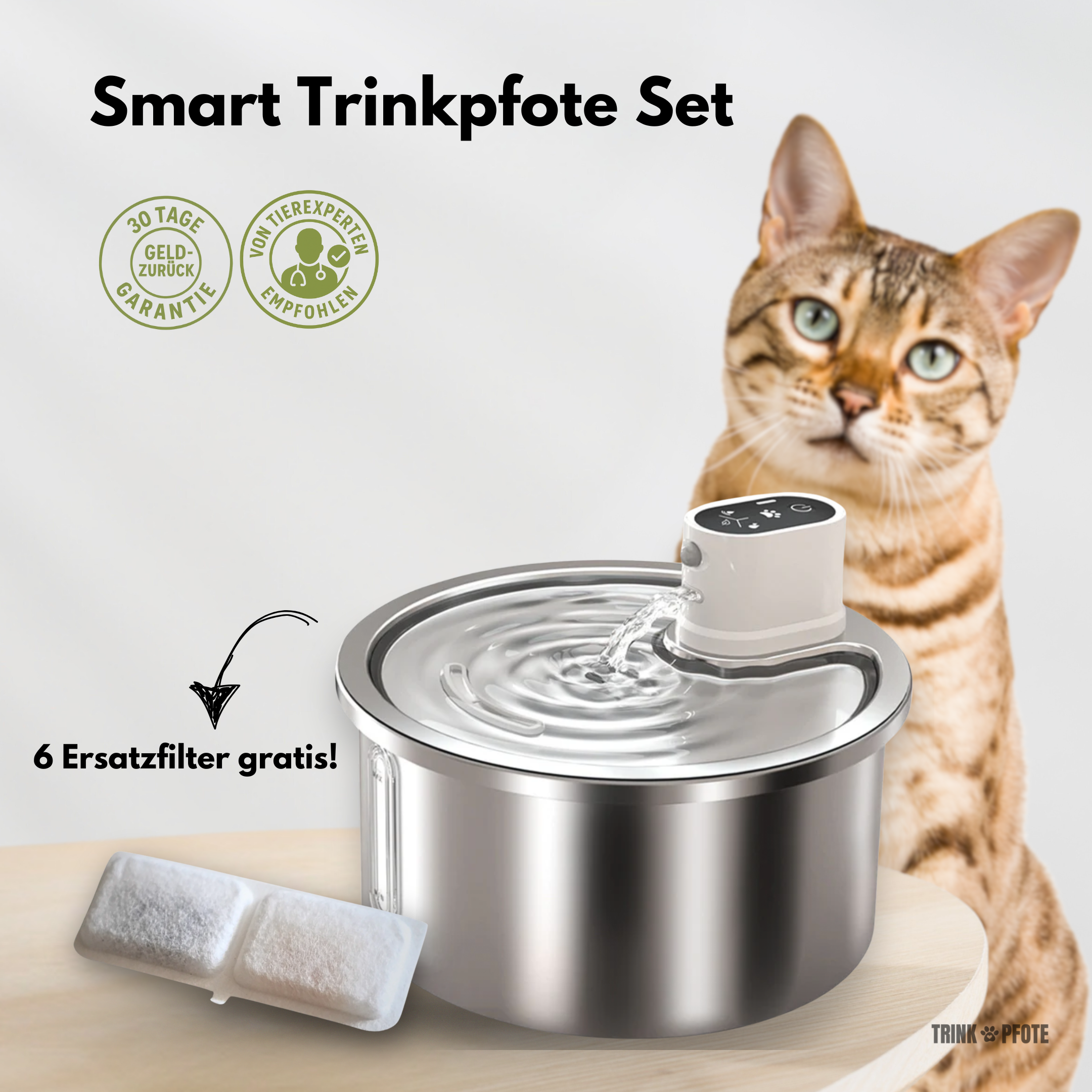 Smart Trinkpfote + 6 Ersatzfilter