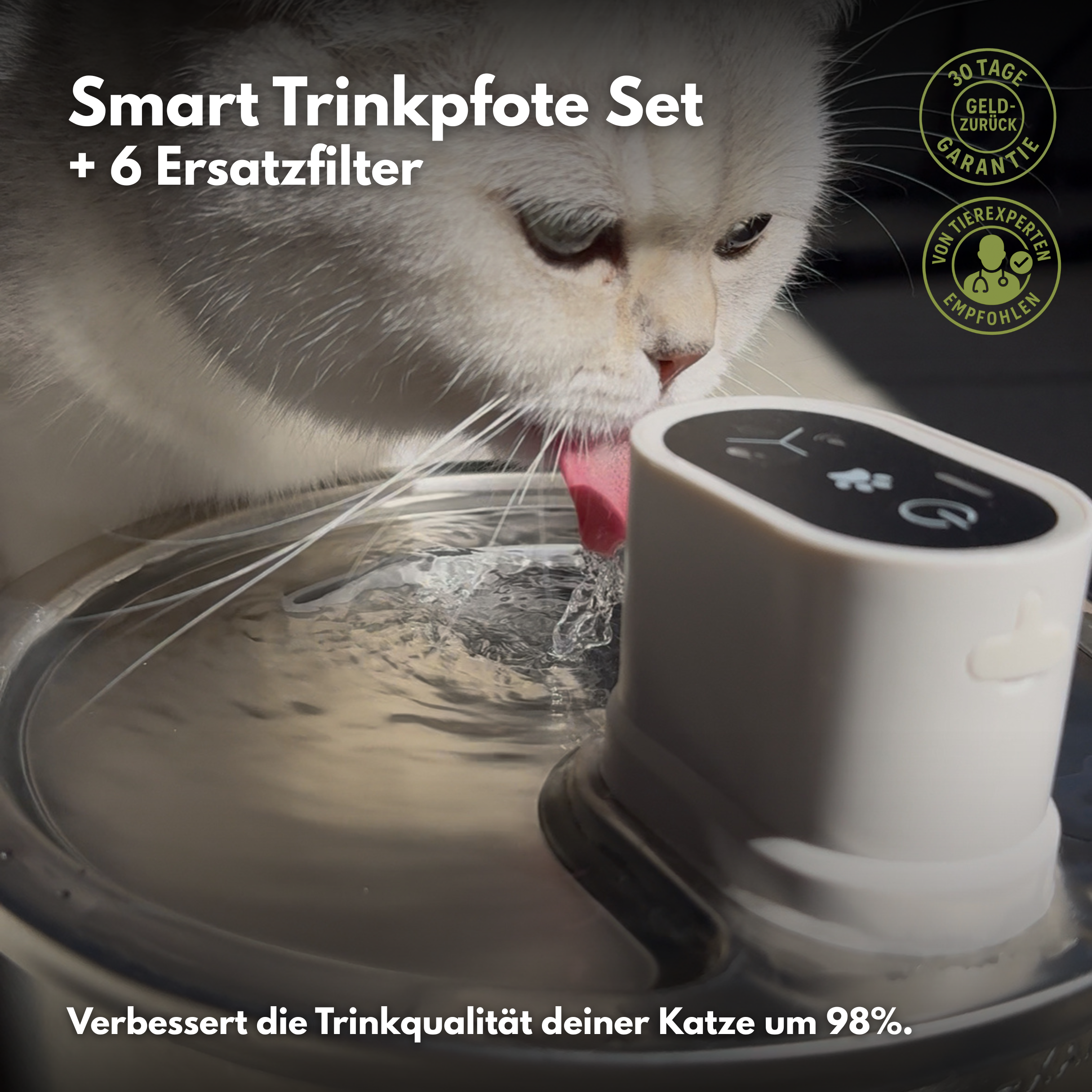 Smart Trinkpfote + 6 Ersatzfilter